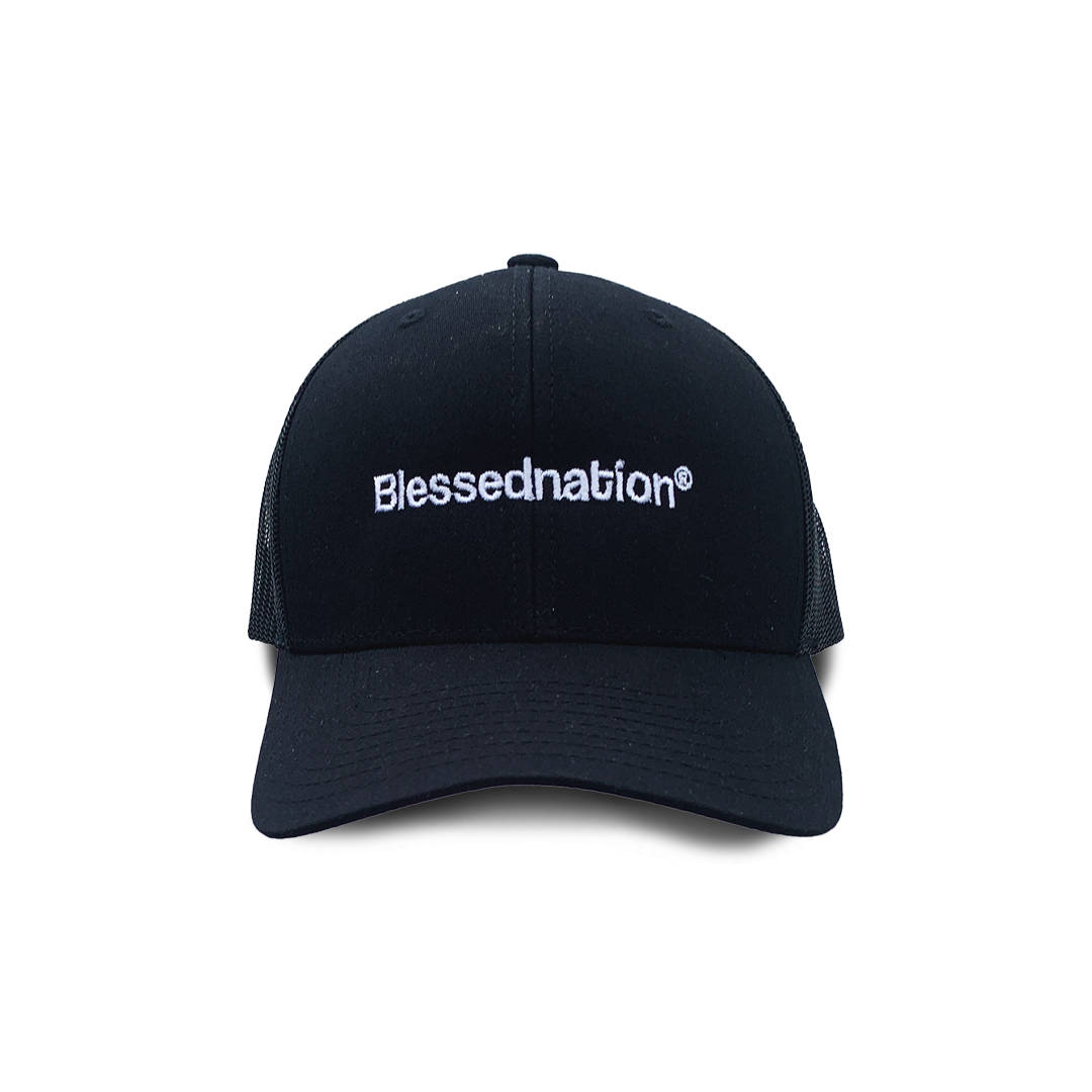 Basic Logo Black Trucker Cap