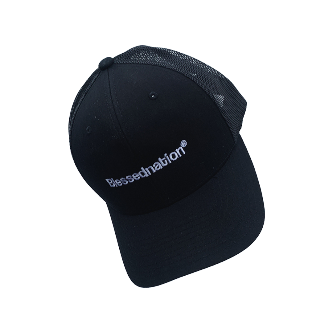 Basic Logo Black Trucker Cap